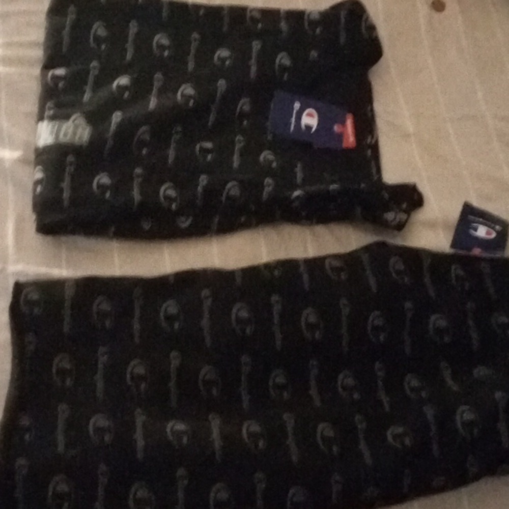 Champion Sweatshorts Xl & T-shirt XXL Both New with tags Powerblend